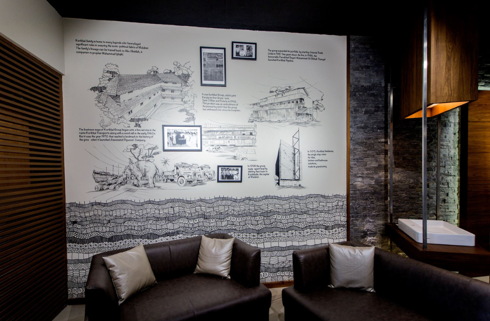 At Athma Creative Agency, we build engaging story walls that bring your brand’s journey and values to life in a creative and memorable way.